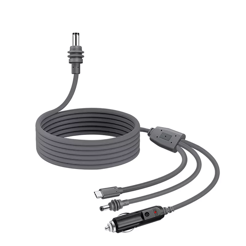 3-in-1 Starlink DC-USB-C-autolaturikaapeli