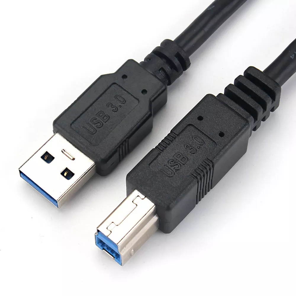 USB 3.0 A uros ja tulostinkaapeli